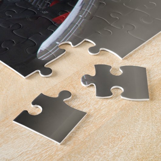 Puzzle rouge vintage (Côté)