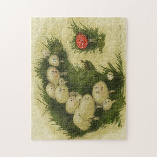 Puzzle Rougeole des champignons (Vertical)