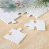 Puzzle Rough Collie Christmas Wreath Festive Pup (Côté)