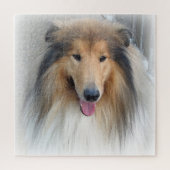 Puzzle Rough Collie Portrait (Vertical)