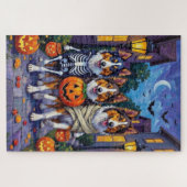Puzzle Rough Collie Trick-or-Treating Halloween Costumes (Horizontal)
