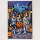 Puzzle Rough Collie Trick-or-Treating Halloween Costumes (Vertical)