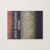 Puzzle rouille brun rouge Abstrait (Horizontal)