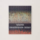 Puzzle rouille brun rouge Abstrait (Vertical)