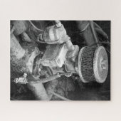 Puzzle rouillé de moteur de voiture (Horizontal)