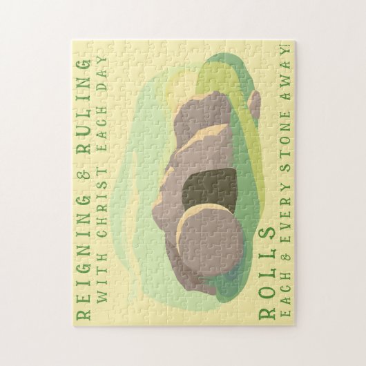 PUZZLE ROULE TOUTES LES PIERRES À DISTANCE I ENG I 11X14  (Vertical)