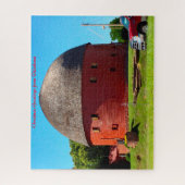 Puzzle Round Barn Oklahoma.voeux Noël (Vertical)