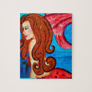 Puzzle rousse mermaid