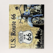 Puzzle "Route 66" (Vertical)