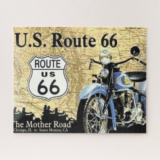 Puzzle "Route 66" (Horizontal)