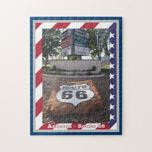 Puzzle Route 66 - Arizona - États-Unis - (Vertical)