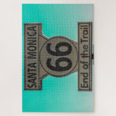 Puzzle Route 66 Père Noël Monica. (Vertical)