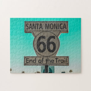 Puzzle Route 66 Père Noël Monica.