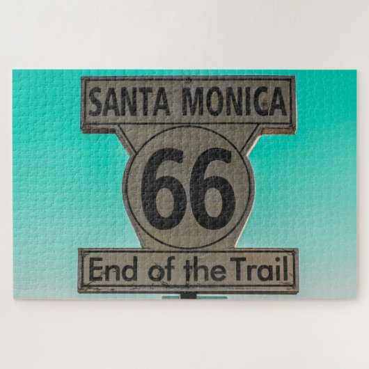 Puzzle Route 66 Santa Monica. (Horizontal)