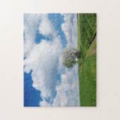 Puzzle Route de terre et pommiers (Vertical)