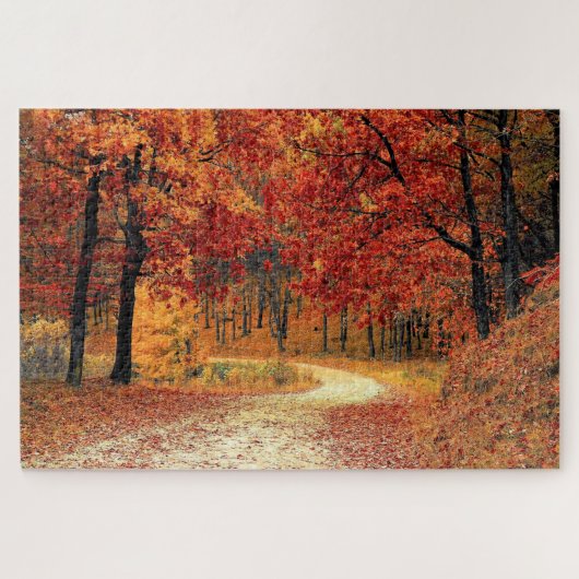 Puzzle Route forestière - Automne (Horizontal)