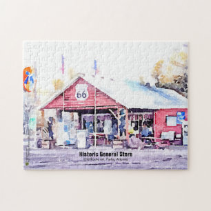 Puzzle Route historique 66 Arizona General Store Watercol
