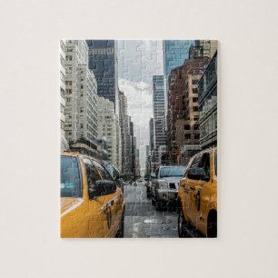 Puzzle Route Nyc de rue de New York de cabine du trafic