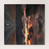 Puzzle Route vers Mountain Sunset (Horizontal)