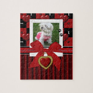 Puzzle roux puzzle, cadre