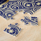 Puzzle Royal Blue Gold Imaginaire Vacances Unicorn (Côté)