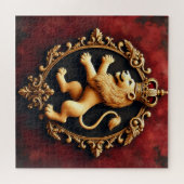 Puzzle Royal Heraldic Tapestry Pattern (Horizontal)