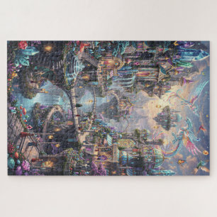 Puzzle Royaume de Cristal Perdu Fantastique Art