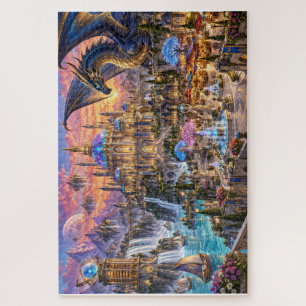 Puzzle Royaume enchanté du dragon – Palais de cristal mag