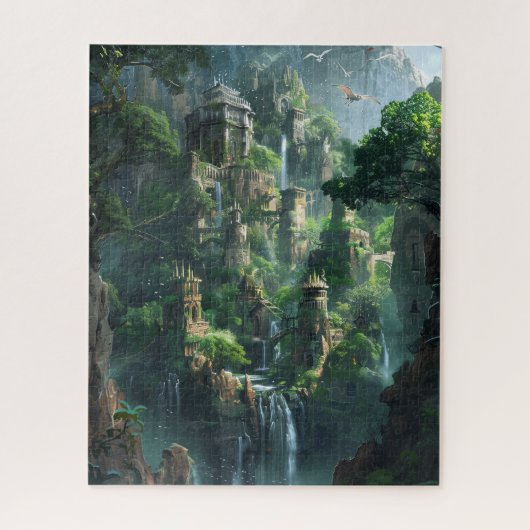 Puzzle Royaume Fantastique de la Cascade (Vertical)