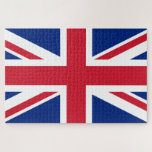Puzzle Royaume-Uni (British Flag) (Union Jack) (Royaume-U<br><div class="desc">Ce dessin présente le drapeau national du Royaume-Uni, également connu sous le nom d'Union Jack. Le drapeau est également connu sous le nom de drapeau de l'Union royale au Canada. Il remonte au début du 17ème siècle, lorsque James I avait hérité des trônes anglais et irlandais, qui lui permit d'unir...</div>