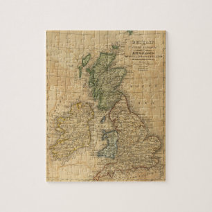 Puzzle Royaume-Uni d'Angleterre, d'Écosse et d'Irlande