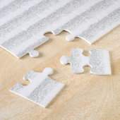 Puzzle Ruban blanc sur fond blanc avec bandes de sensibil (Côté)