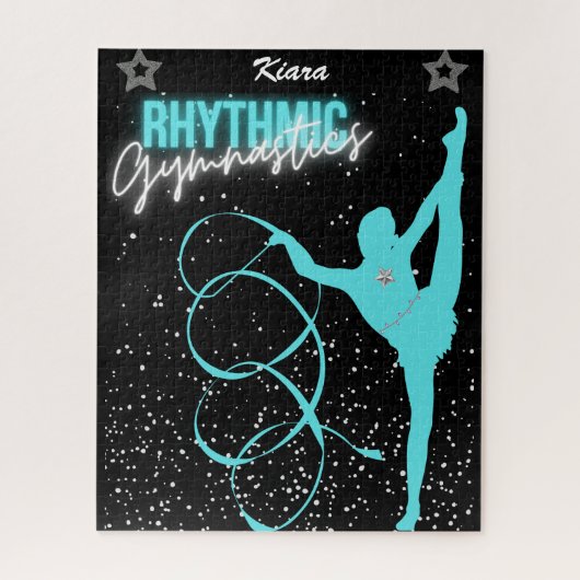 Puzzle Ruban et étoiles de gymnastique rythmiqueJigsaw (Vertical)