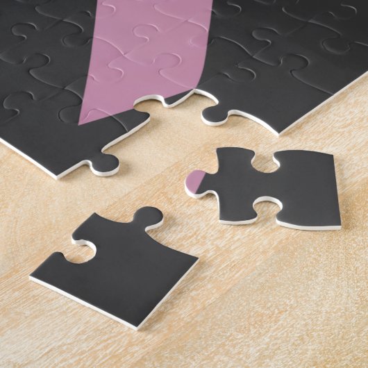 Puzzle Ruban rose de conscience (Côté)