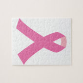 Puzzle Ruban rose de conscience de cancer du sein (Horizontal)
