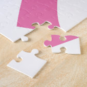 Puzzle Ruban rose de conscience de cancer du sein (Côté)