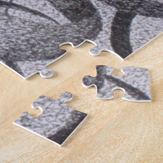 Puzzle Rubans Abstraits Monochrome Noir Blanc (Côté)