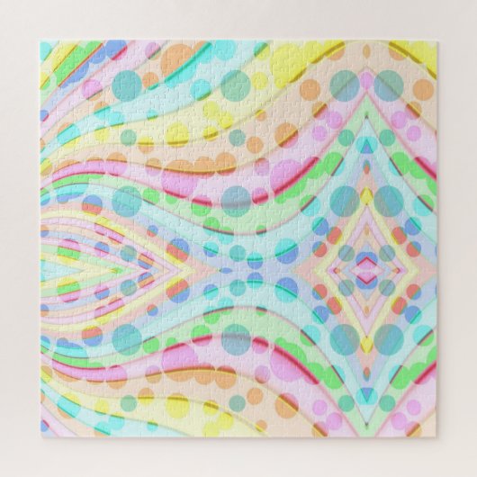Puzzle Rubans et bulles Pastel Rainbow (Vertical)