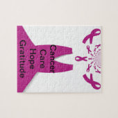 Puzzle Rubans rose Cancer du sein Sensibilisation Art Imp (Horizontal)