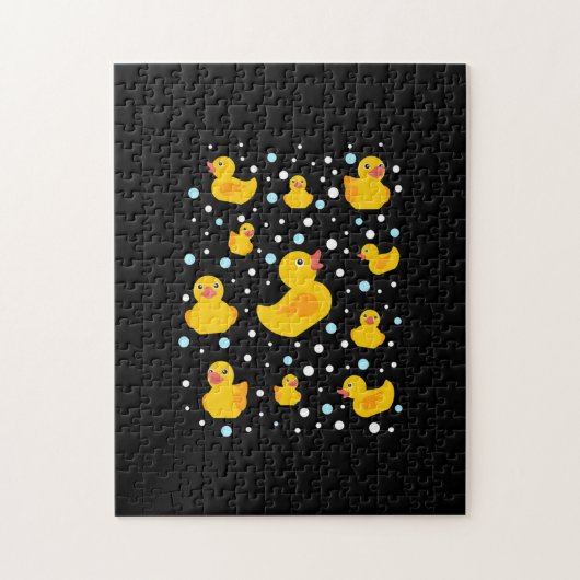 Puzzle Rubber Duck Print (Vertical)
