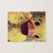 Puzzle Rubber Jaune Ducky Couvert en Dirt! (Horizontal)