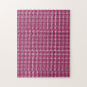 Puzzle Ruby Gemstone Art, Rouge (Vertical)