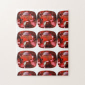Puzzle Ruby Gemstone Red (Vertical)