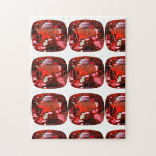 Puzzle Ruby Gemstone Red