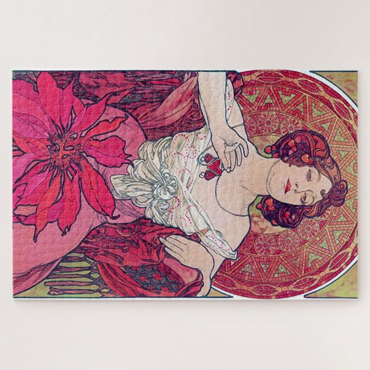 Puzzle Ruby (Quatre Bijoux), Alphonse Mucha (Horizontal)