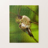 Puzzle Ruby Throby Hummingbird (Vertical)