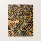 Puzzle Ruche d'abeilles avec peigne d'abeille (Vertical)