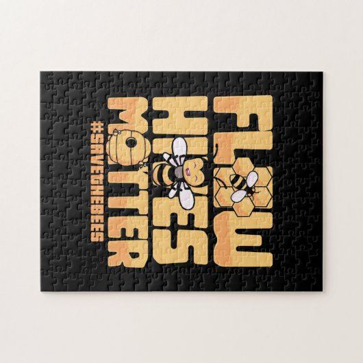 Puzzle Ruches de flux Matt Bees (Horizontal)