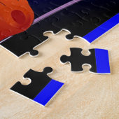 Puzzle Rudolph et arbres de Noël (Côté)