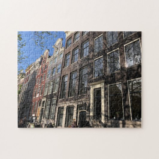 Puzzle Rue à Amsterdam, Pays-Bas. (Horizontal)